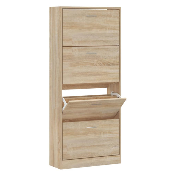 Schoenenkast 63X24X Bewerkt Hout Kleurig Sonoma Eiken