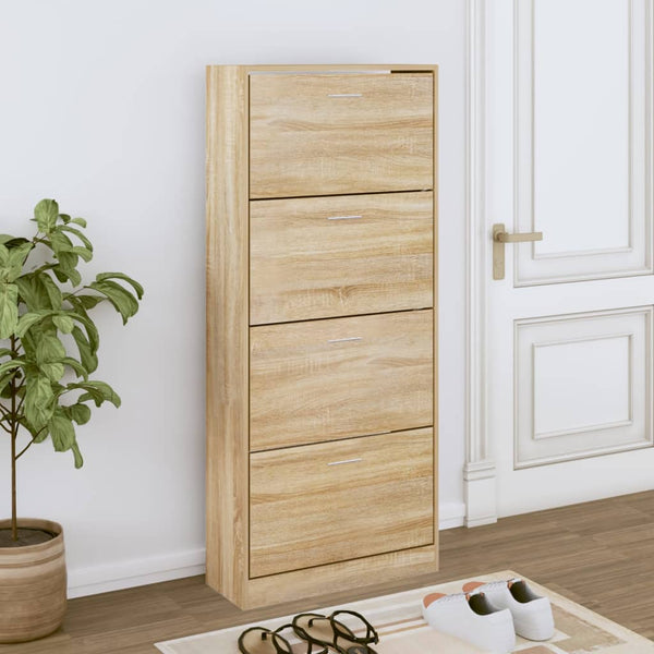 Schoenenkast 63X24X Bewerkt Hout Kleurig Sonoma Eiken