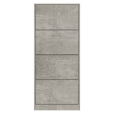 Schoenenkast 63X24X Bewerkt Hout Betongrijs