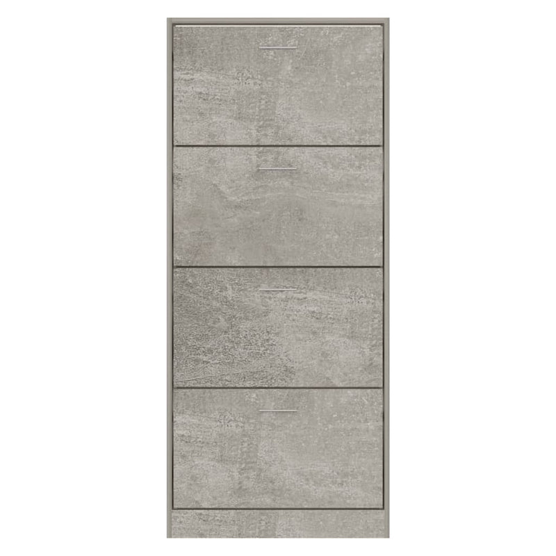 Schoenenkast 63X24X Bewerkt Hout Betongrijs
