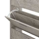 Schoenenkast 63X24X Bewerkt Hout Betongrijs