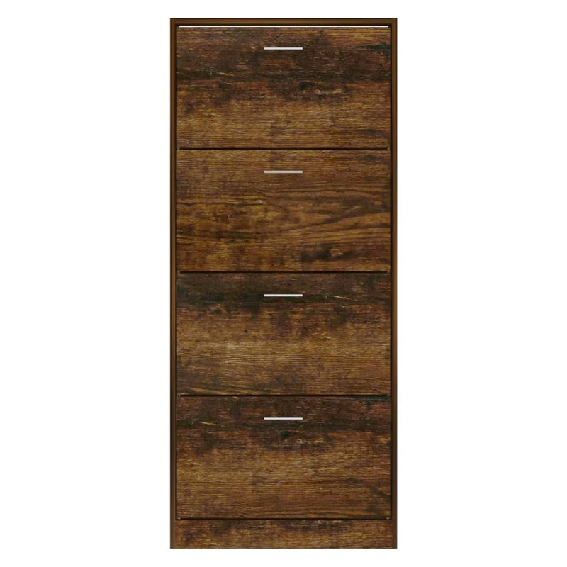 Schoenenkast 63X24X Bewerkt Hout Kleurig Gerookt Eiken