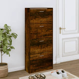Schoenenkast 63X24X Bewerkt Hout Kleurig Gerookt Eiken