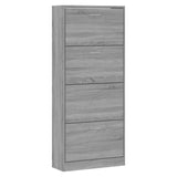 Schoenenkast 63X24X Bewerkt Hout Grijs Sonoma