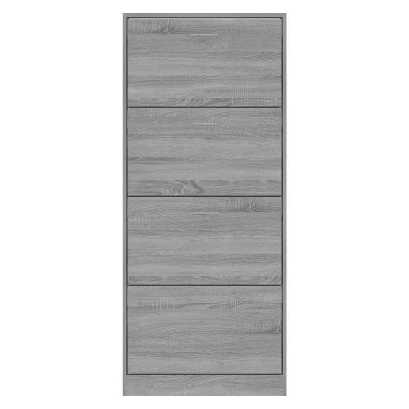 Schoenenkast 63X24X Bewerkt Hout Grijs Sonoma