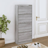 Schoenenkast 63X24X Bewerkt Hout Grijs Sonoma