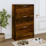 Schoenenkast 63X24X Bewerkt Hout Kleurig Gerookt Eiken