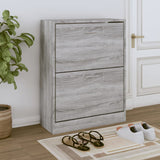 Schoenenkast 63X24X Bewerkt Hout Grijs Sonoma
