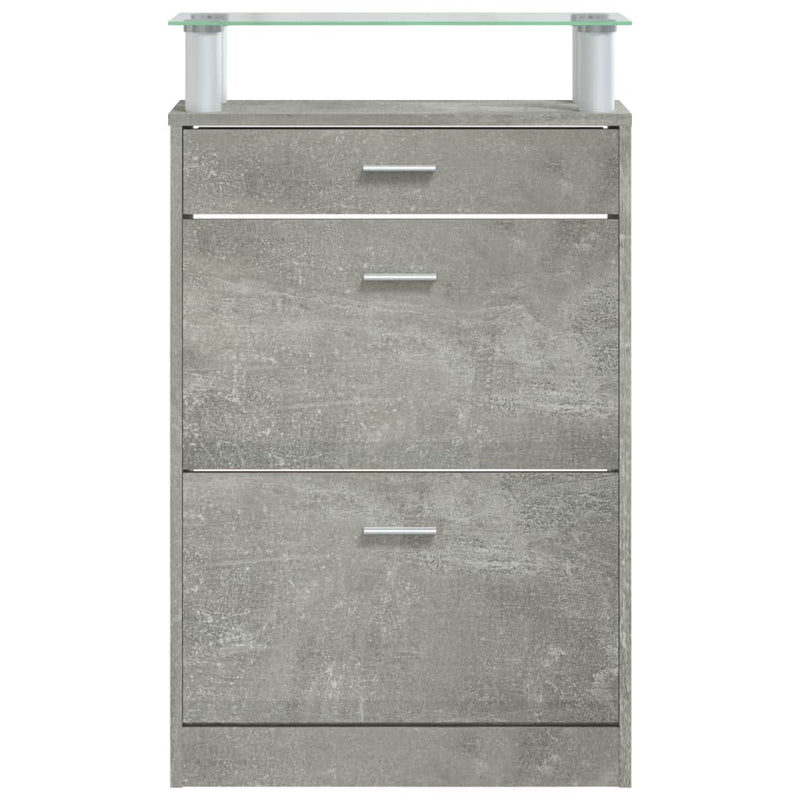 Schoenenkast 63X24X104 Cm Bewerkt Hout