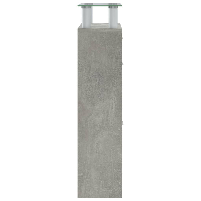 Schoenenkast 63X24X104 Cm Bewerkt Hout