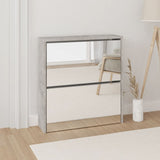 Schoenenkast Tweelaags Met Spiegel 63X17X