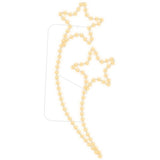 Lichtkabels Stervormig Warmwit 125,5X53X4,5 Cm