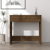 Bureau 80X40X75 Cm Bewerkt Hout Kleurig