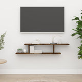 Wandgemonteerde Tv Plank Met Plank 125 X 18 X 23 Cm