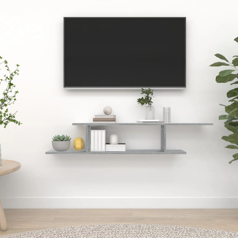 Wandgemonteerde Tv Plank Met Plank 125 X 18 X 23 Cm