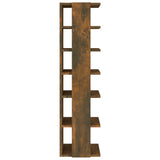 Schoenenrek 27,5X27X102 Cm Bewerkt Hout Kleurig