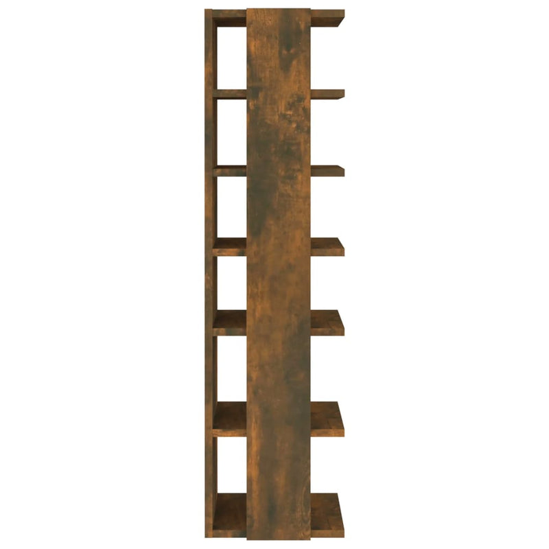 Schoenenrek 27,5X27X102 Cm Bewerkt Hout Kleurig