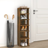 Schoenenrek 27,5X27X102 Cm Bewerkt Hout Kleurig
