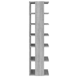 Schoenenrekken 27,5X27X102 Cm Bewerkt Hout