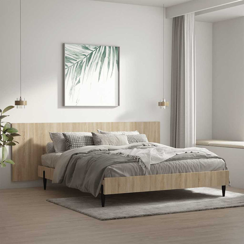 Hoofdbord 240 X 1,5 X 80 Cm Bewerkt Hout