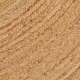 Tapijt Rond Gevlochten Jute