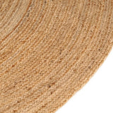 Tapijt Rond Gevlochten Jute