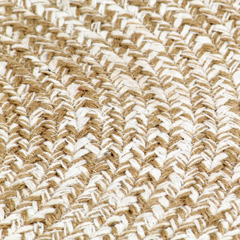 Vloerkleed Handgemaakt Jute En Bruin