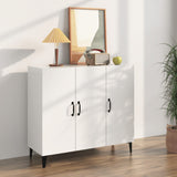 Dressoir 90X34X80 Cm Bewerkt Hout Artisanaal Eikenkleur
