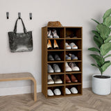 Schoenenrek 54X34X100,5 Cm Bewerkt Hout Kleurig