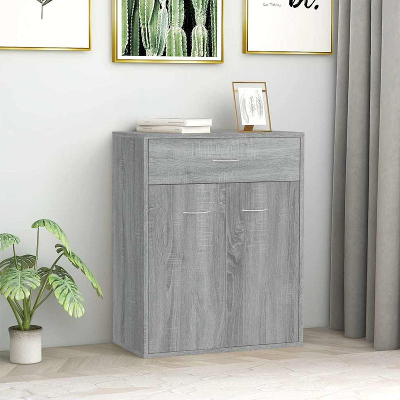 Dressoir 60X30X75 Cm Bewerkt Hout Kleurig