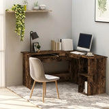 Hoekbureau 120 X 140 X 75 Cm Bewerkt Hout