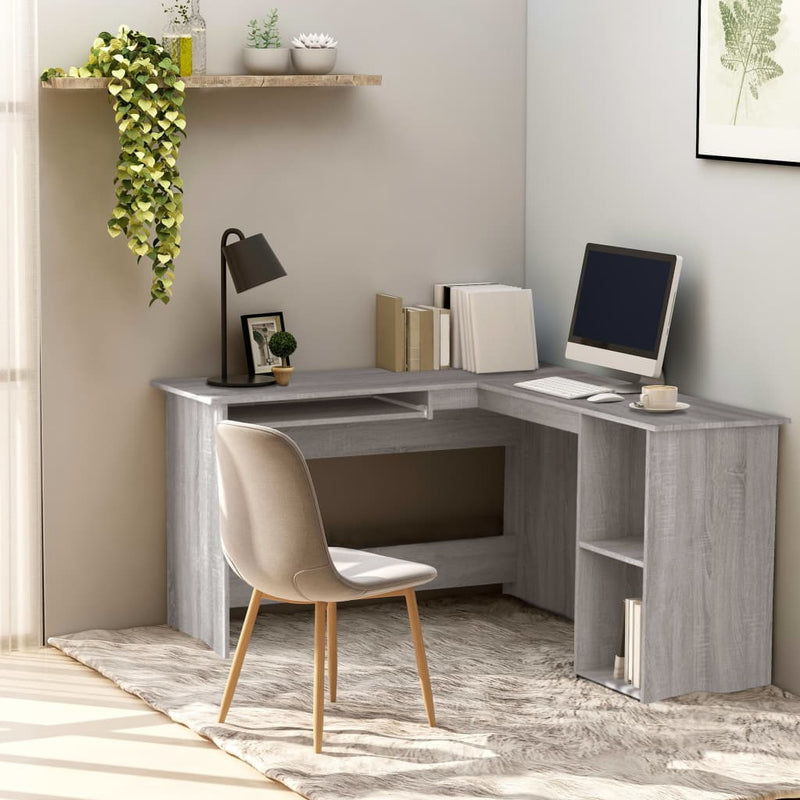 Hoekbureau 120 X 140 X 75 Cm Bewerkt Hout