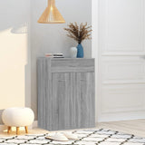 Schoenenkast 60X35X84 Cm Bewerkt Hout Artisanaal Eikenkleur