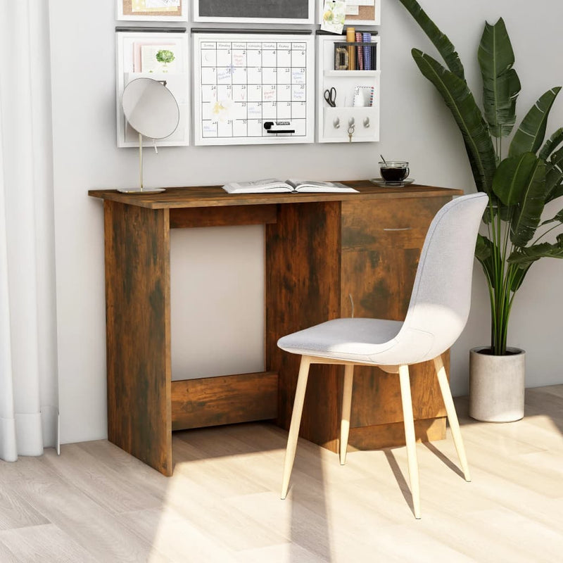 Bureau 100 X 50 X 76 Cm Bewerkt Hout