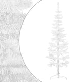 Kunstkerstboom Half Met Standaard Smal Wit