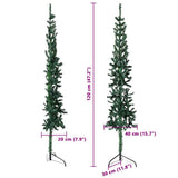 Kunstkerstboom Half Met Standaard Smal Groen