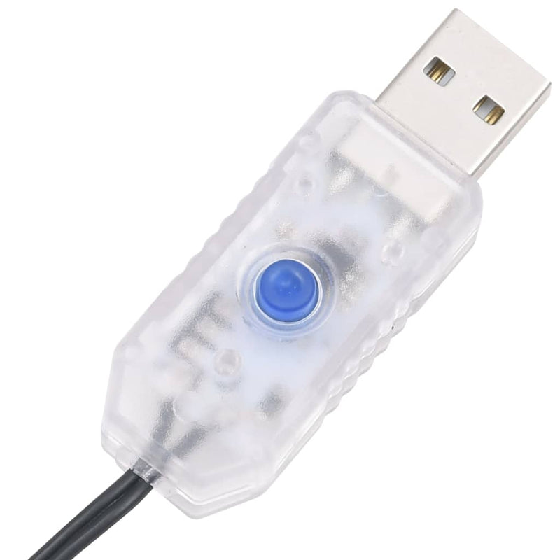 Lichtslinger Met 150 Led's Pvc Meerkleurig Pastel Pastel Meerkleurig