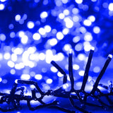 Lichtslinger Cluster Met 400 Led's 7,4 M Pvc Blauw En Donkergroen