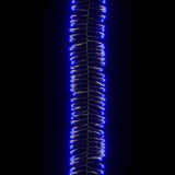 Lichtslinger Cluster Met 400 Led's 7,4 M Pvc Blauw En Donkergroen
