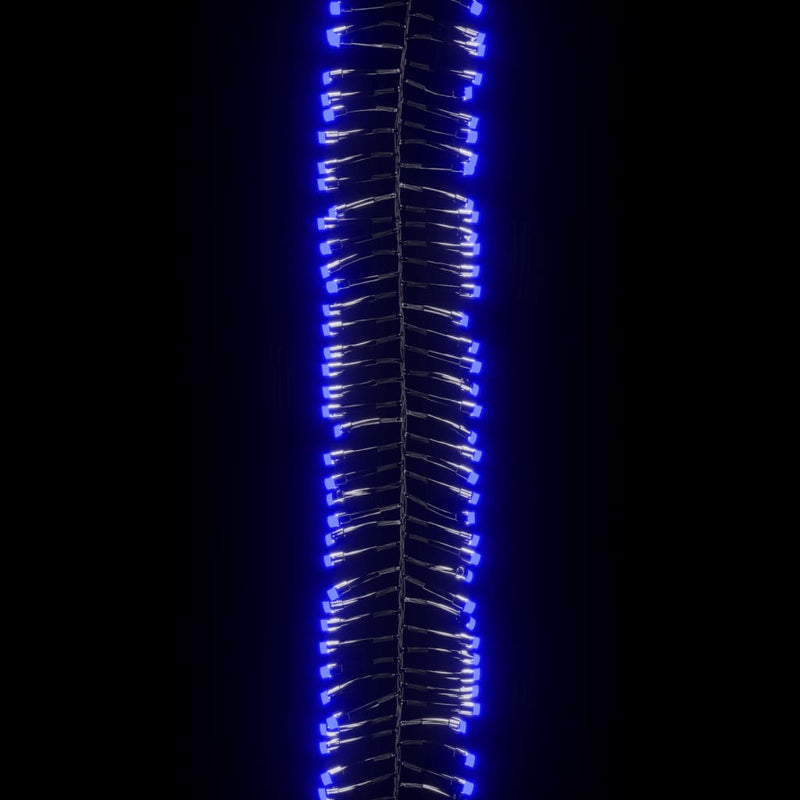 Lichtslinger Cluster Met 400 Led's 7,4 M Pvc Blauw En Donkergroen