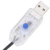 Lichtslinger Cluster Met 400 Led's 7,4 M Pvc Blauw En Donkergroen