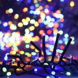 Lichtslinger Cluster Met 400 Led's 7,4 M Pvc Meerkleurig En Donkergroen