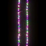 Lichtslinger Cluster Met 400 Led's 7,4 M Pvc Pastel Meerkleurig En Donkergroen