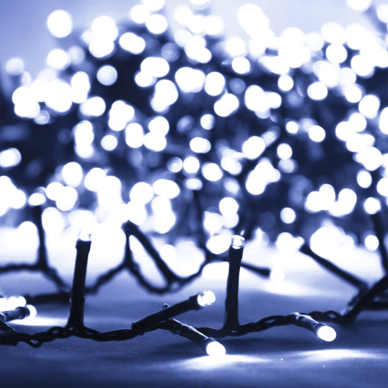 Lichtslinger Compact Met 400 Led's Pvc Koudwit En Donkergroen