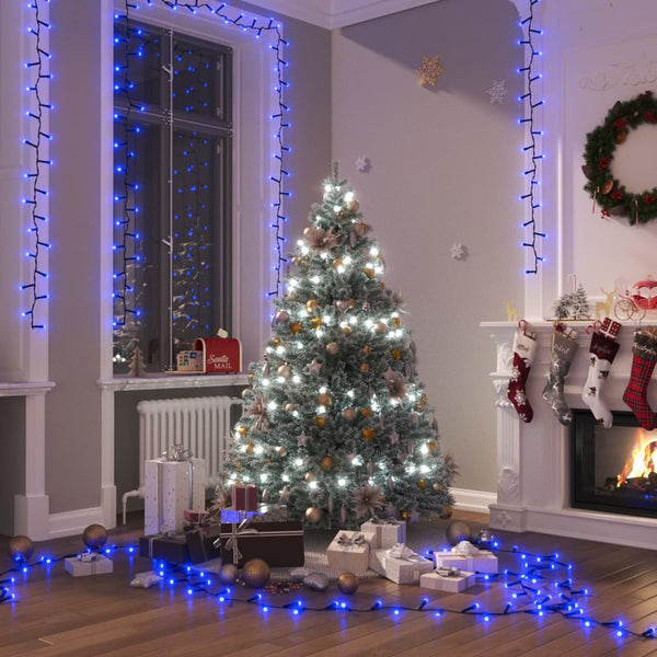 Lichtslinger Compact Met 400 Led's Pvc Blauw En Donkergroen