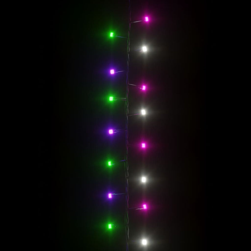Lichtslinger Compact Met 400 Led's Pvc Pastel Meerkleurig En Donkergroen