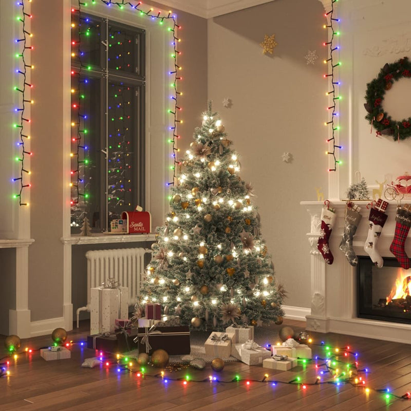 Lichtslinger Compact Met 400 Led's Pvc Meerkleurig En Donkergroen