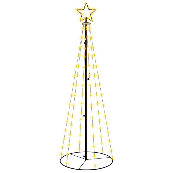Kegelkerstboom 108 Led's 70X180 Cm Warmwit