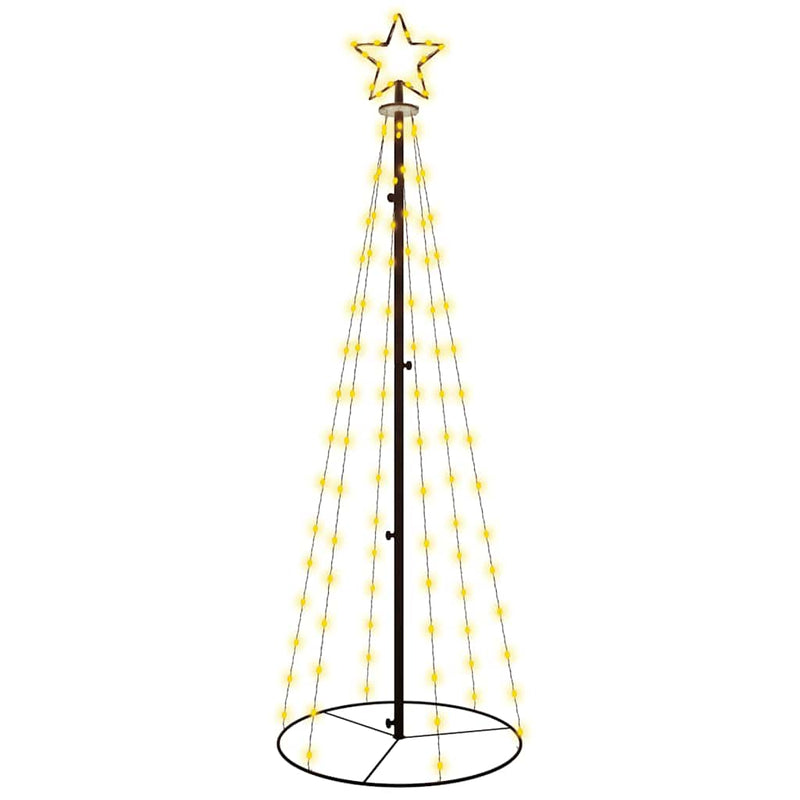 Kegelkerstboom 108 Led's 70X180 Cm Warmwit