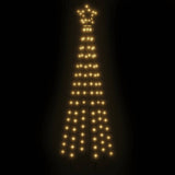 Kegelkerstboom 108 Led's 70X180 Cm Warmwit